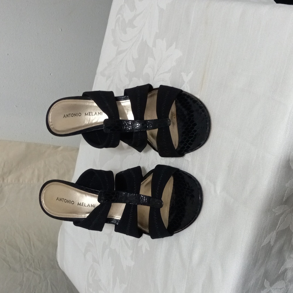 ANTONIO MELANI slip on heels